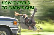 How it feels to chew 5 gum