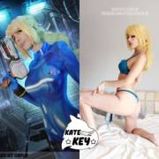 ON// OFF Samus Zero suit - by Kate Key (self)