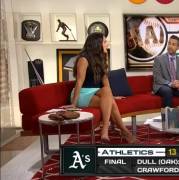 Lauren Shehadi showing off those sexy legs