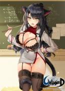 Busty Neko Physics Teacher