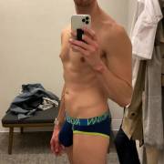 My changing room bulge