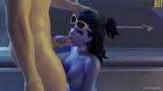 Widowmaker blowjob (WaiterBot, Lerico213) [Overwatch]