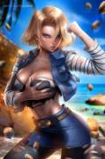 Android 18 by AyyaSAP