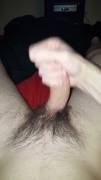 My curved dick cumming