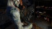 A horny falmer pays a high-elf a visit...