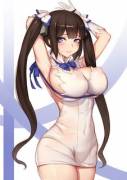 Busty Goddess Hestia [DanMachi]