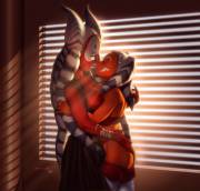 Ahsoka and Shaak Ti