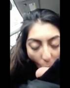 Indian girl giving BJ to white guy