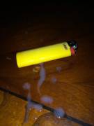 [Proof] Cum on a bic lighter