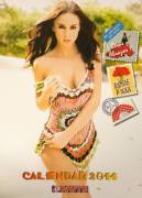 Hot Rosie Jones is breathtaking in rare pics from Big D Nuts Calendar 2014