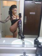 Christy Mack - Backstage Selfie at the Club