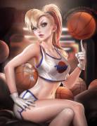 Humanized Lola Bunny by sakimichan