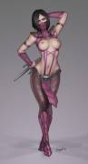 Mileena pinup (Mortal Kombat) [radsquid]