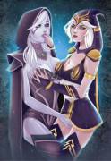 Traxex and Ashe, by RubyNewbee