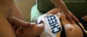 Cheerleader deep throats [gif]