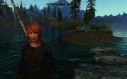 Gorgeous Skyrim redhead modeling