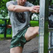 Stretching (X-Post /r/guysinshortshorts)