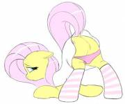 Fluttershy face down ass up album [M/F][F/F]