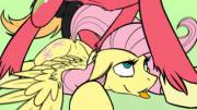 Fluttershy and Big Mac [M/F][animated] (artist: ralek )