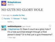 NO GUTS NO GLORY HOLE