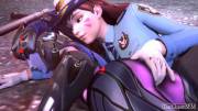 D.Va bodysearches Widowmaker, (TsarChasmSFM) [Overwatch]